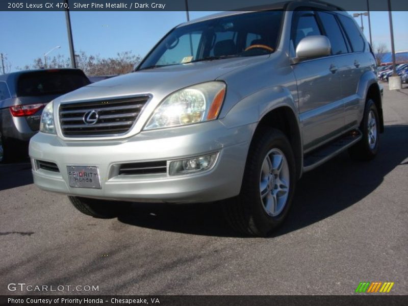 Silver Pine Metallic / Dark Gray 2005 Lexus GX 470