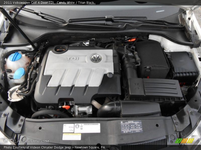 Candy White / Titan Black 2011 Volkswagen Golf 4 Door TDI