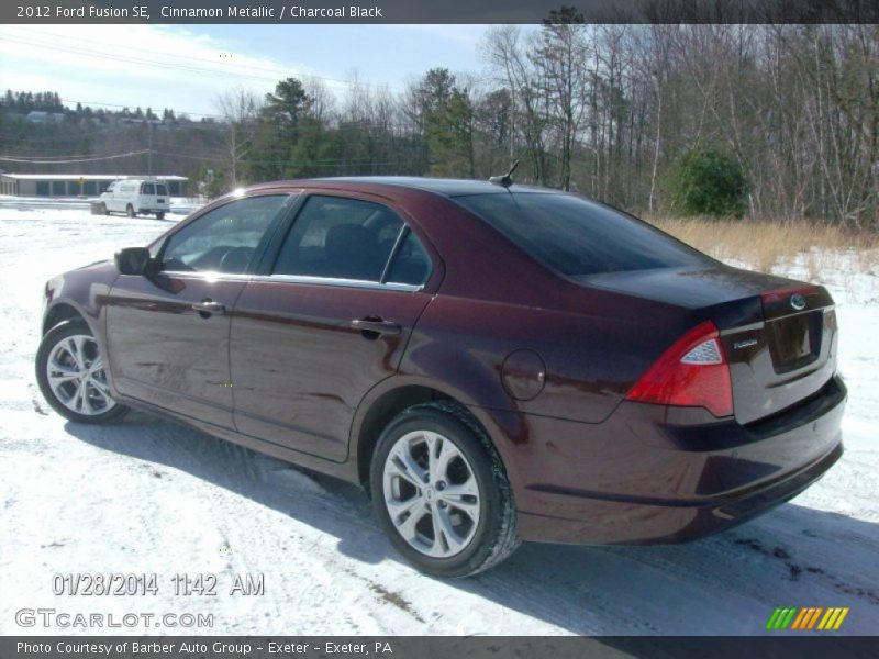 Cinnamon Metallic / Charcoal Black 2012 Ford Fusion SE