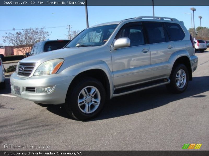 Silver Pine Metallic / Dark Gray 2005 Lexus GX 470
