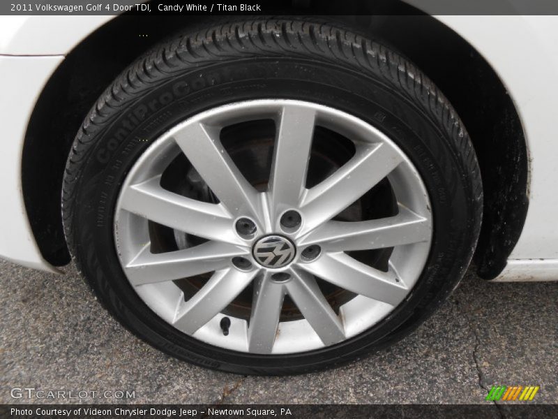 Candy White / Titan Black 2011 Volkswagen Golf 4 Door TDI