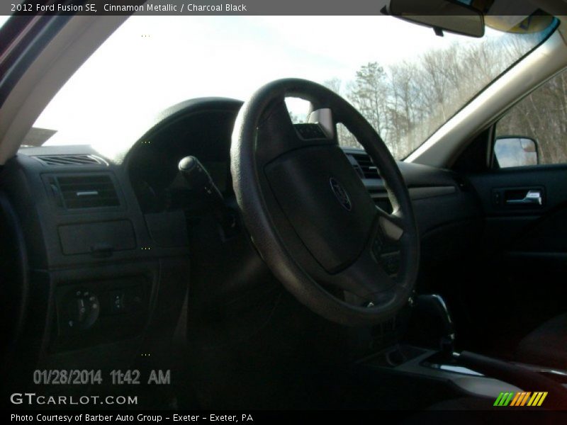 Cinnamon Metallic / Charcoal Black 2012 Ford Fusion SE