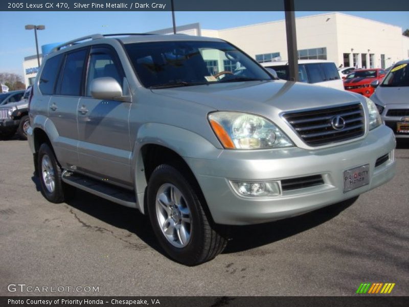 Silver Pine Metallic / Dark Gray 2005 Lexus GX 470