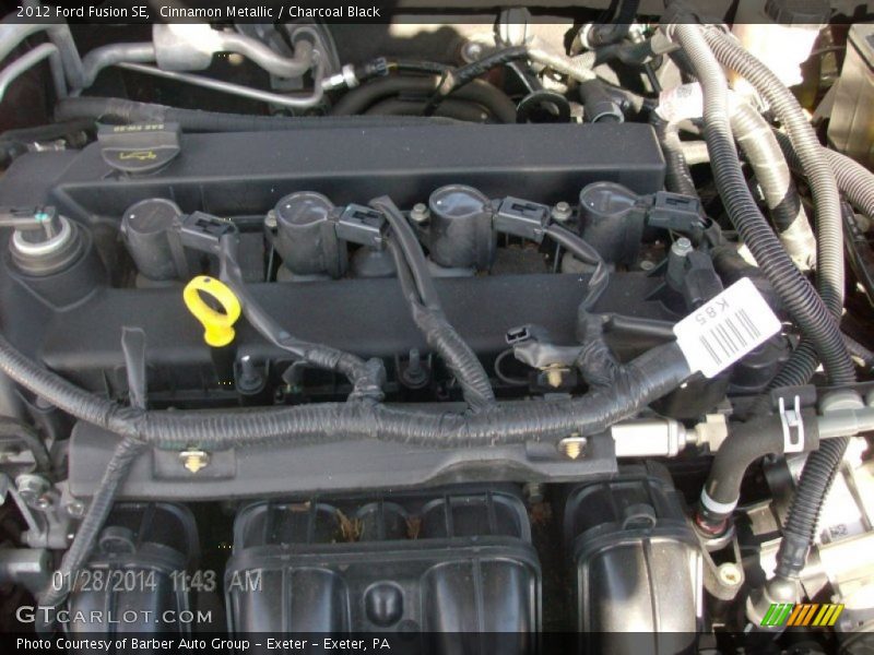 Cinnamon Metallic / Charcoal Black 2012 Ford Fusion SE