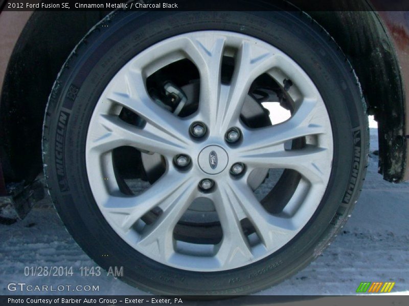 Cinnamon Metallic / Charcoal Black 2012 Ford Fusion SE