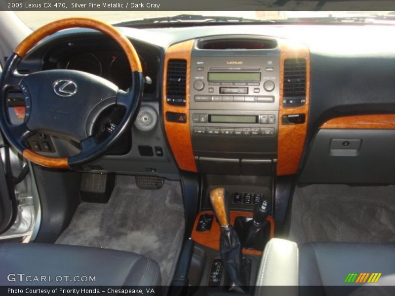 Silver Pine Metallic / Dark Gray 2005 Lexus GX 470
