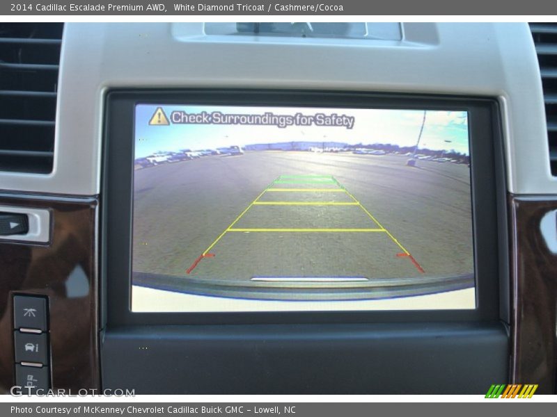 White Diamond Tricoat / Cashmere/Cocoa 2014 Cadillac Escalade Premium AWD