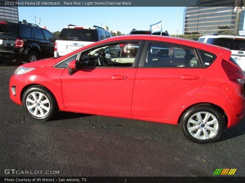 Race Red / Light Stone/Charcoal Black 2012 Ford Fiesta SE Hatchback
