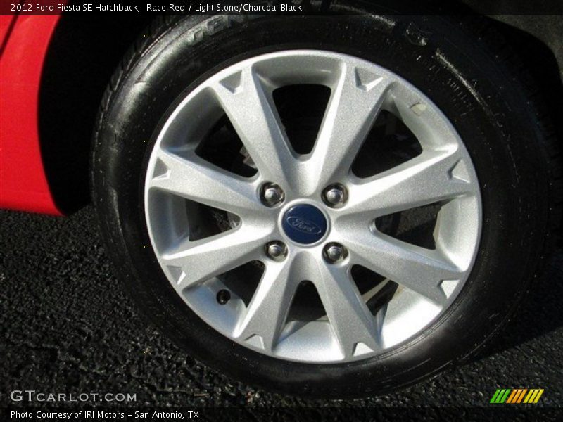 Race Red / Light Stone/Charcoal Black 2012 Ford Fiesta SE Hatchback