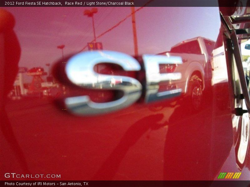 Race Red / Light Stone/Charcoal Black 2012 Ford Fiesta SE Hatchback