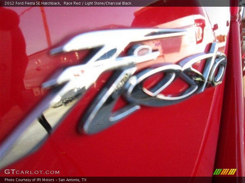 Race Red / Light Stone/Charcoal Black 2012 Ford Fiesta SE Hatchback