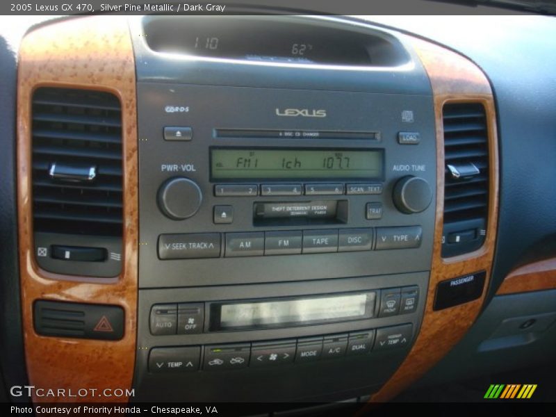 Silver Pine Metallic / Dark Gray 2005 Lexus GX 470