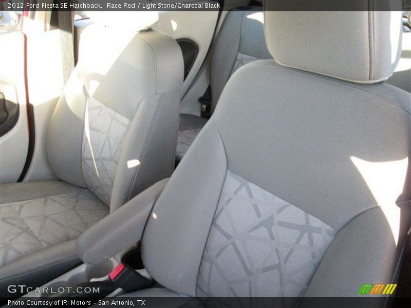 Race Red / Light Stone/Charcoal Black 2012 Ford Fiesta SE Hatchback