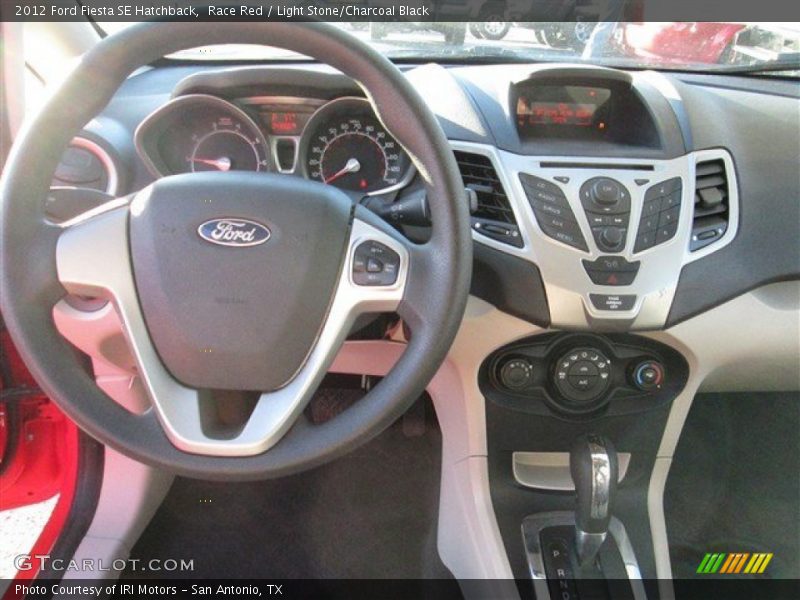 Race Red / Light Stone/Charcoal Black 2012 Ford Fiesta SE Hatchback