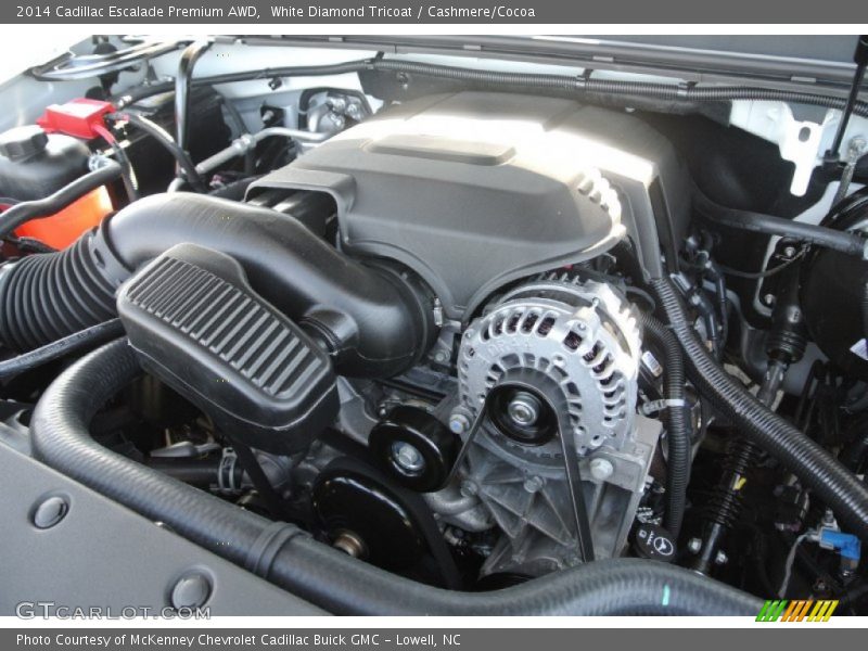  2014 Escalade Premium AWD Engine - 6.2 Liter OHV 16-Valve VVT Flex-Fuel V8