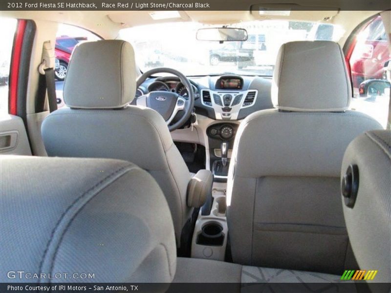 Race Red / Light Stone/Charcoal Black 2012 Ford Fiesta SE Hatchback