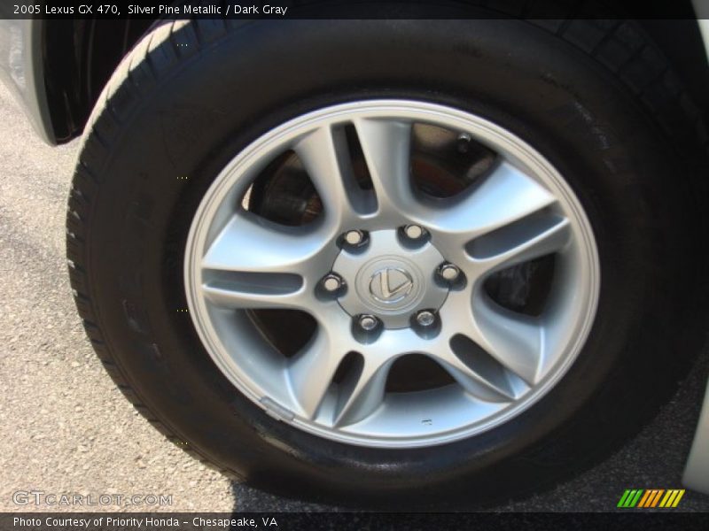 Silver Pine Metallic / Dark Gray 2005 Lexus GX 470