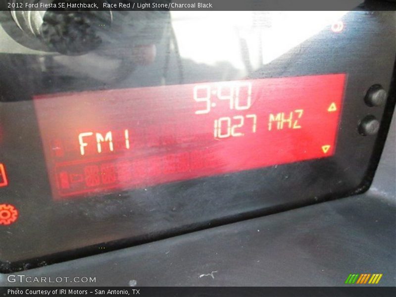 Race Red / Light Stone/Charcoal Black 2012 Ford Fiesta SE Hatchback