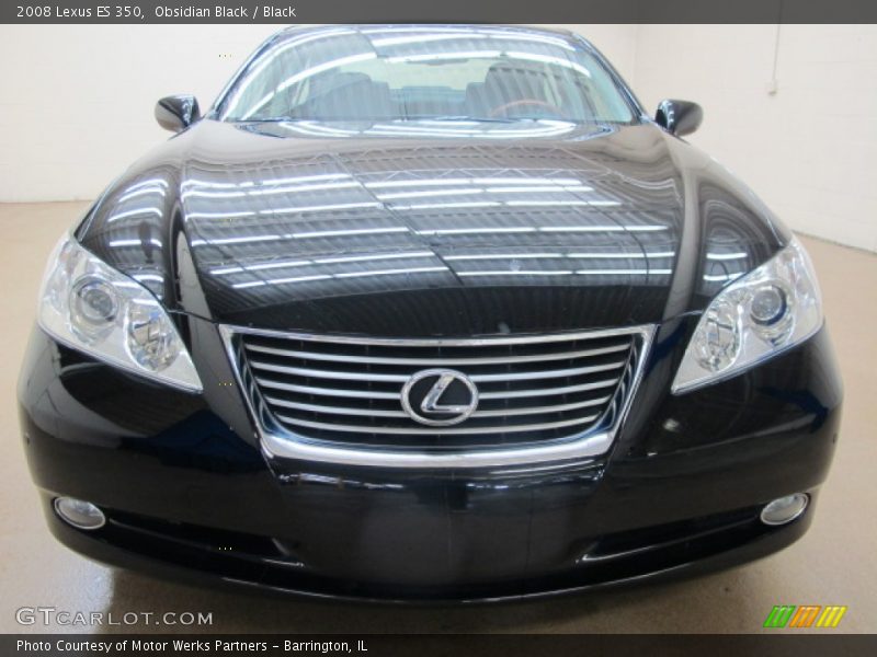 Obsidian Black / Black 2008 Lexus ES 350