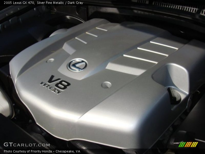 Silver Pine Metallic / Dark Gray 2005 Lexus GX 470