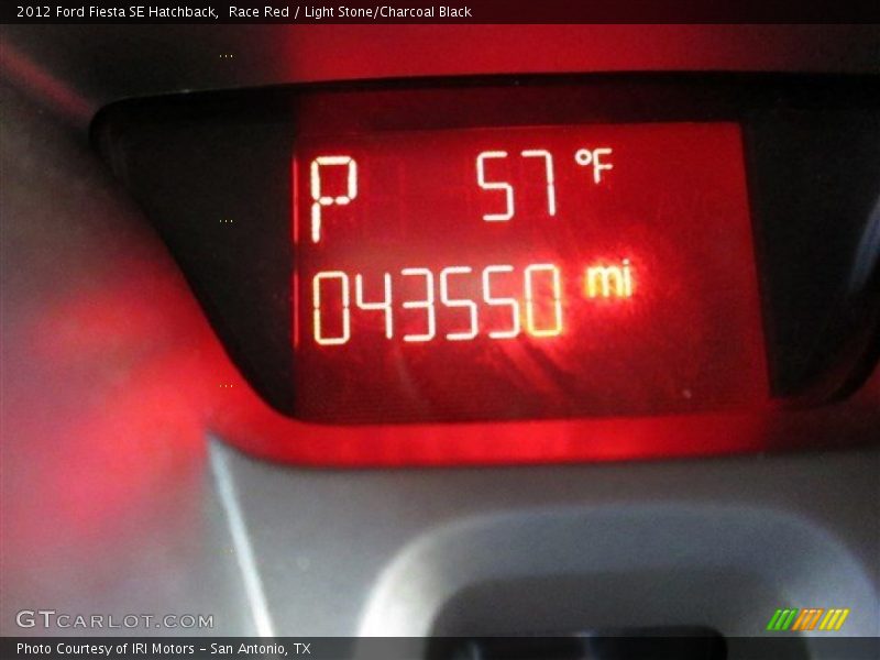 Race Red / Light Stone/Charcoal Black 2012 Ford Fiesta SE Hatchback