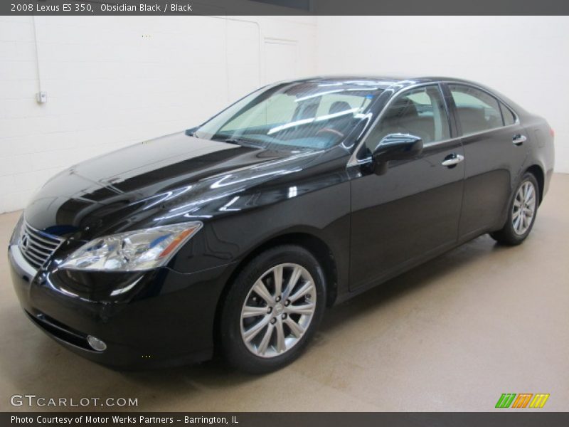 Obsidian Black / Black 2008 Lexus ES 350