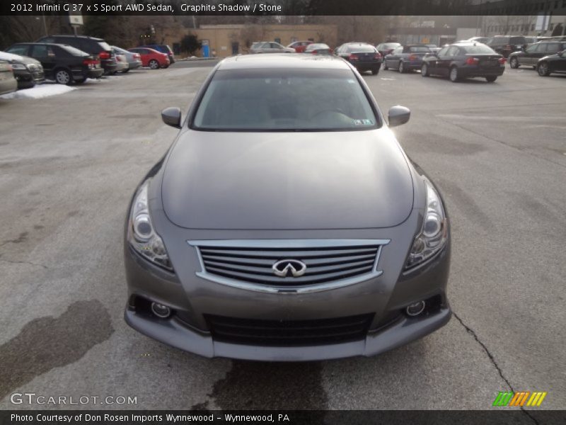 Graphite Shadow / Stone 2012 Infiniti G 37 x S Sport AWD Sedan