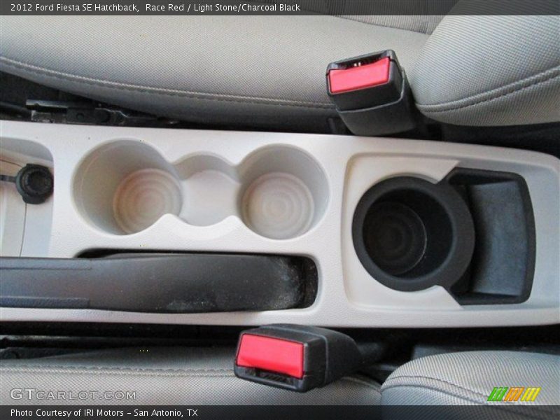 Race Red / Light Stone/Charcoal Black 2012 Ford Fiesta SE Hatchback