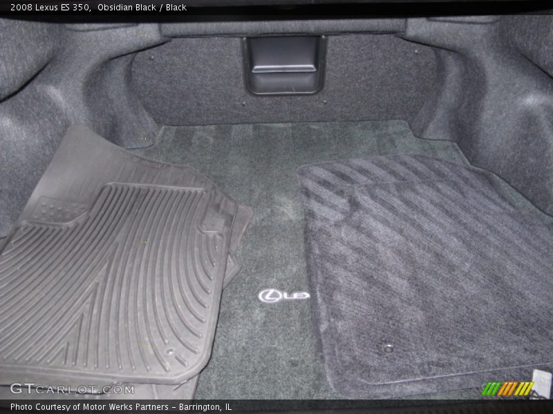 Obsidian Black / Black 2008 Lexus ES 350