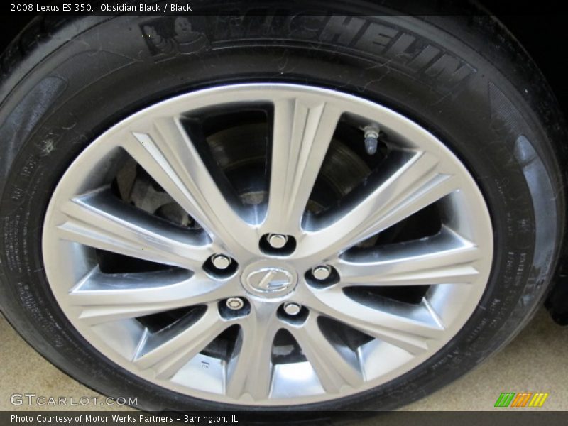 Obsidian Black / Black 2008 Lexus ES 350