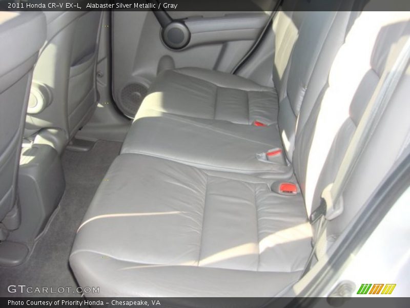 Alabaster Silver Metallic / Gray 2011 Honda CR-V EX-L