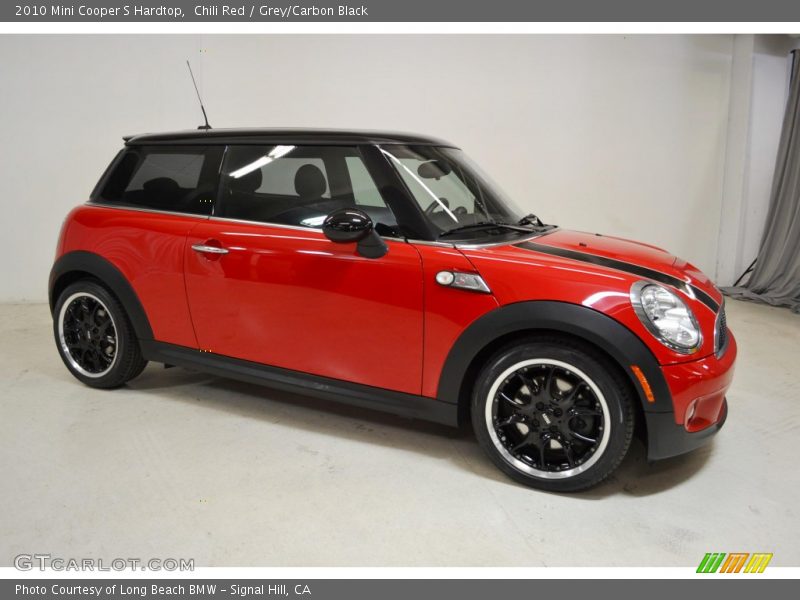Chili Red / Grey/Carbon Black 2010 Mini Cooper S Hardtop