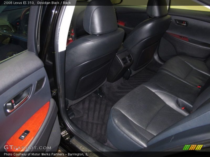 Obsidian Black / Black 2008 Lexus ES 350