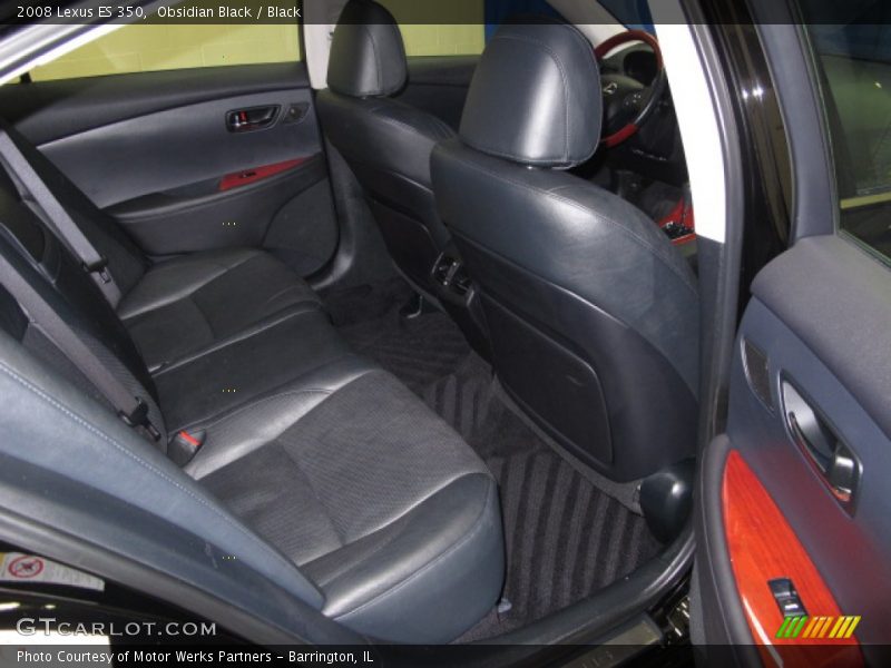 Obsidian Black / Black 2008 Lexus ES 350