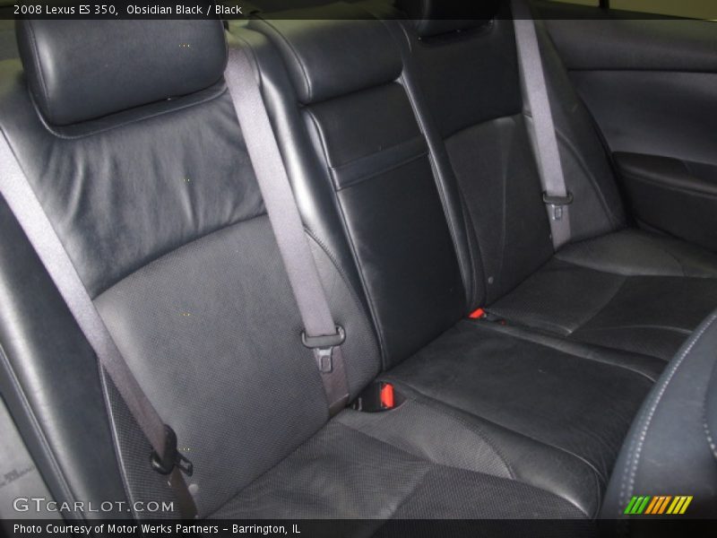 Obsidian Black / Black 2008 Lexus ES 350