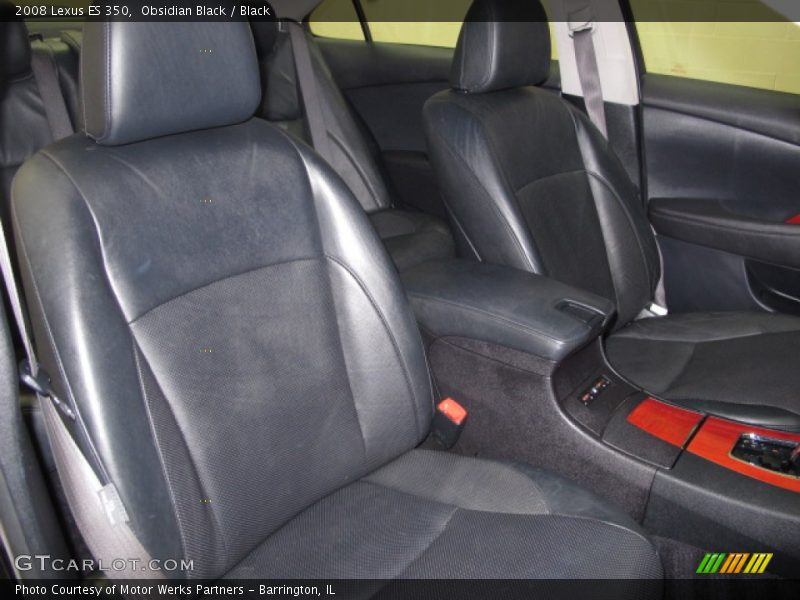 Obsidian Black / Black 2008 Lexus ES 350
