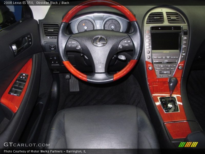 Obsidian Black / Black 2008 Lexus ES 350