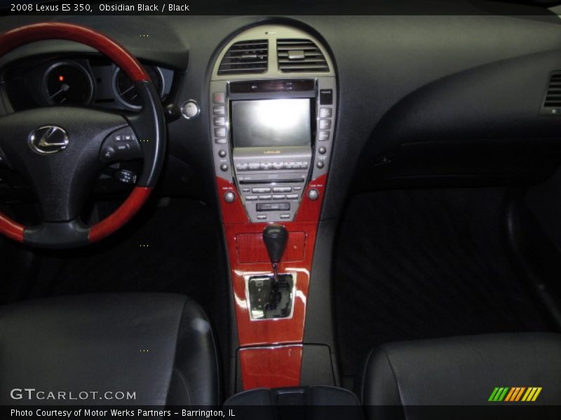 Obsidian Black / Black 2008 Lexus ES 350