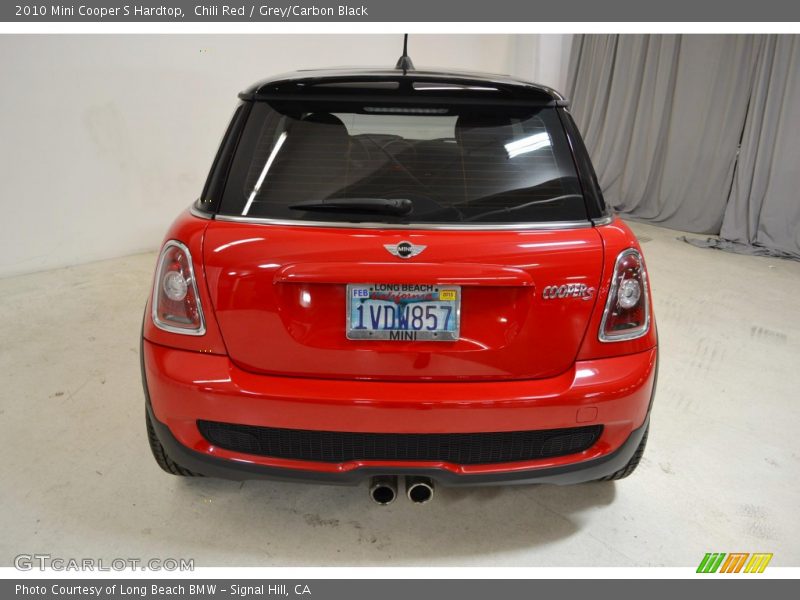 Chili Red / Grey/Carbon Black 2010 Mini Cooper S Hardtop