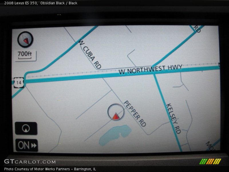 Obsidian Black / Black 2008 Lexus ES 350