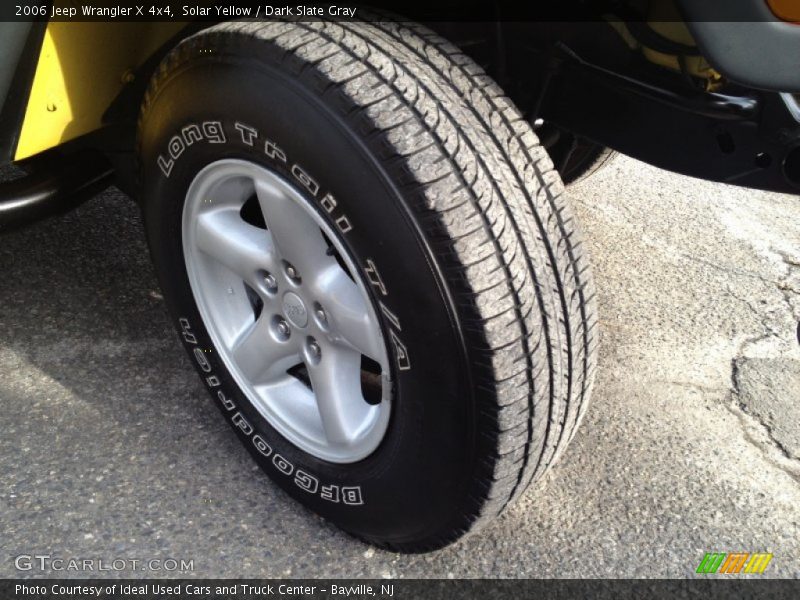 Solar Yellow / Dark Slate Gray 2006 Jeep Wrangler X 4x4