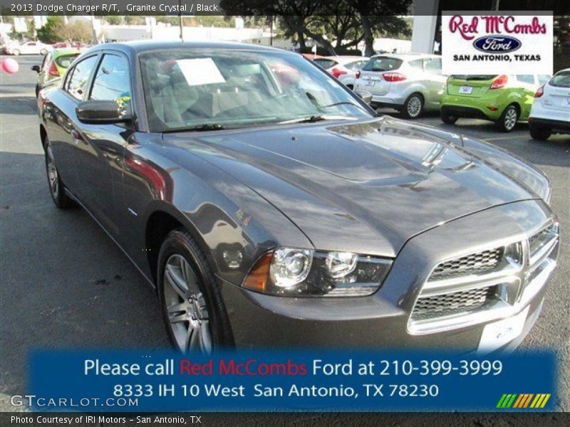 Granite Crystal / Black 2013 Dodge Charger R/T
