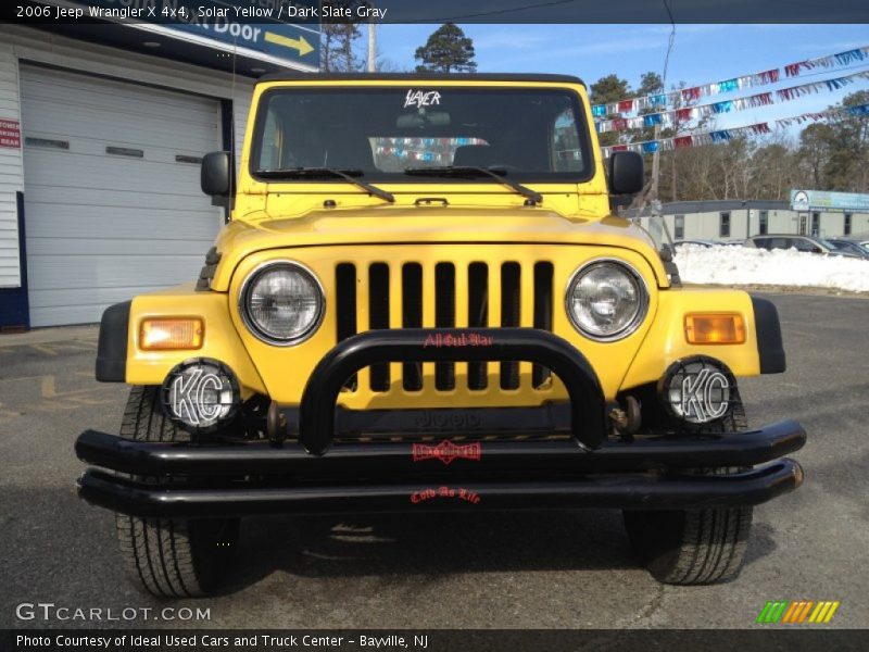 Solar Yellow / Dark Slate Gray 2006 Jeep Wrangler X 4x4
