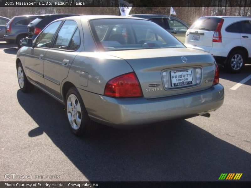 Radium / Taupe 2005 Nissan Sentra 1.8 S