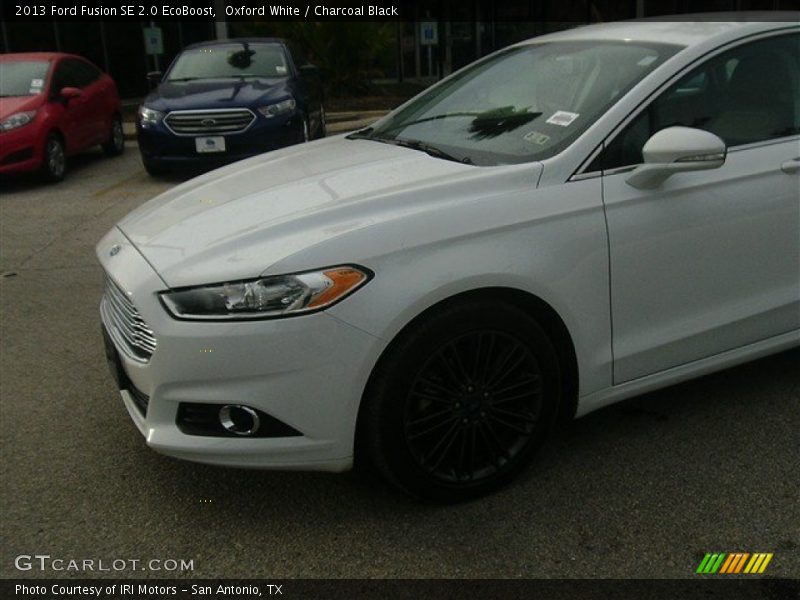 Oxford White / Charcoal Black 2013 Ford Fusion SE 2.0 EcoBoost