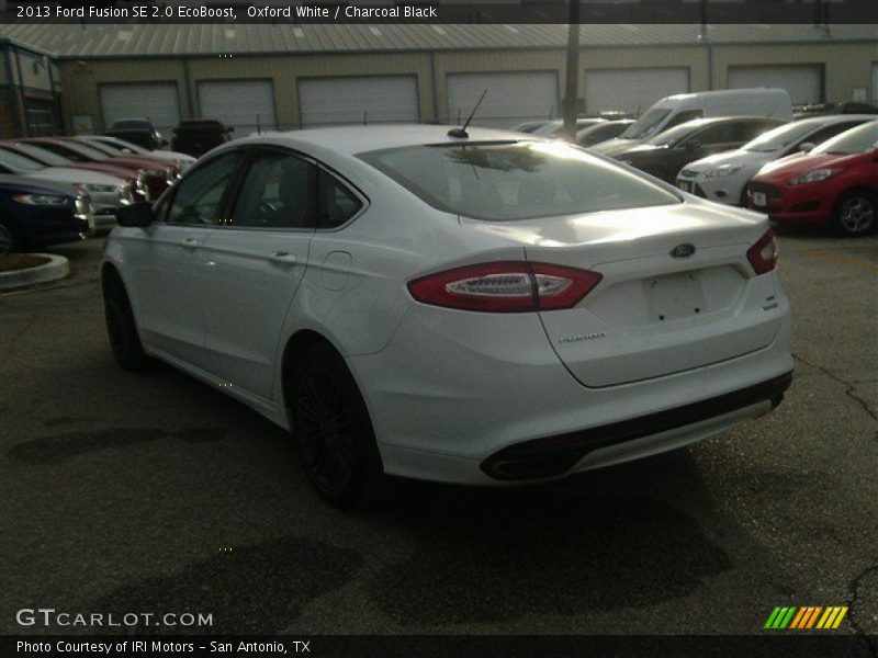 Oxford White / Charcoal Black 2013 Ford Fusion SE 2.0 EcoBoost