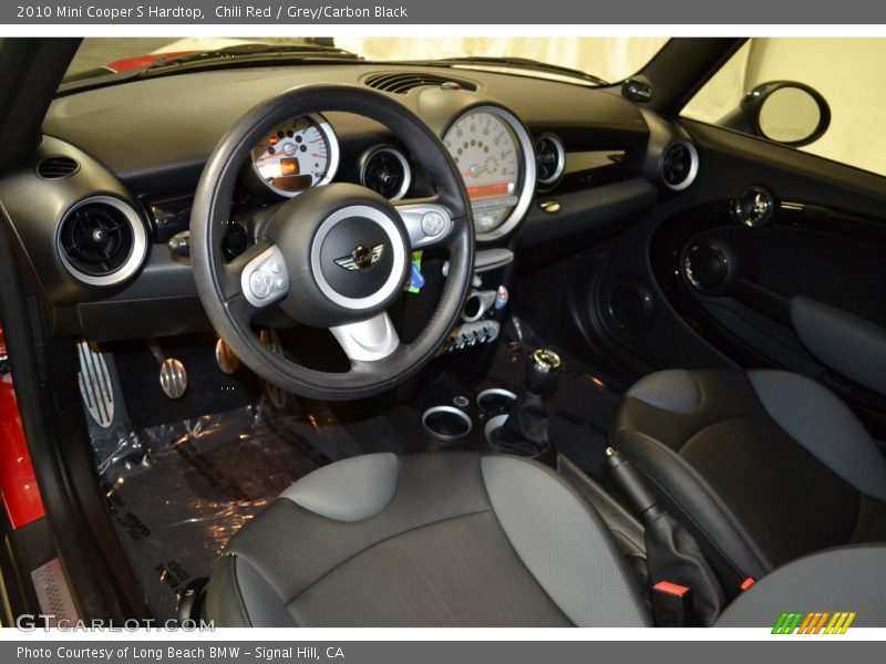 Chili Red / Grey/Carbon Black 2010 Mini Cooper S Hardtop