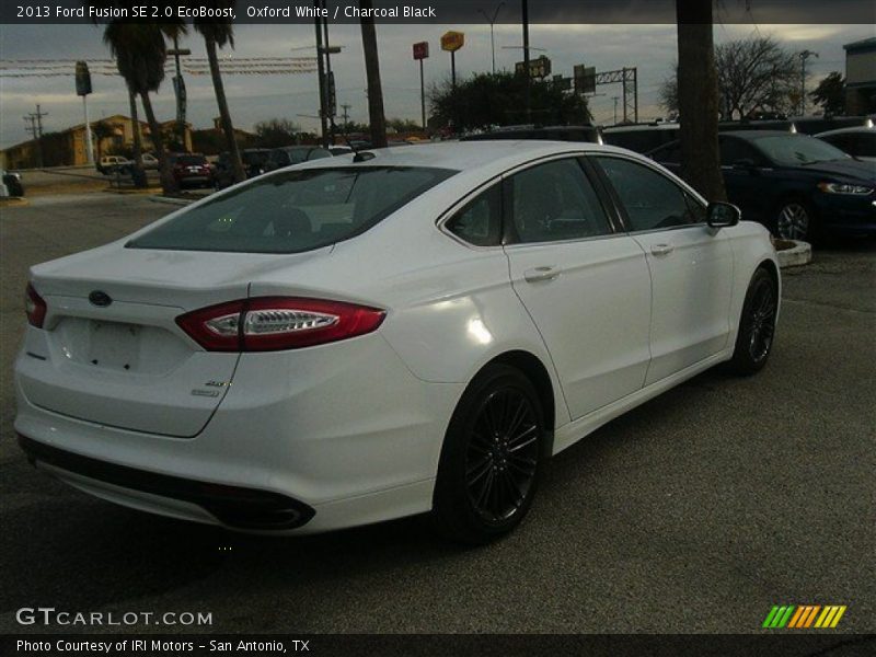 Oxford White / Charcoal Black 2013 Ford Fusion SE 2.0 EcoBoost
