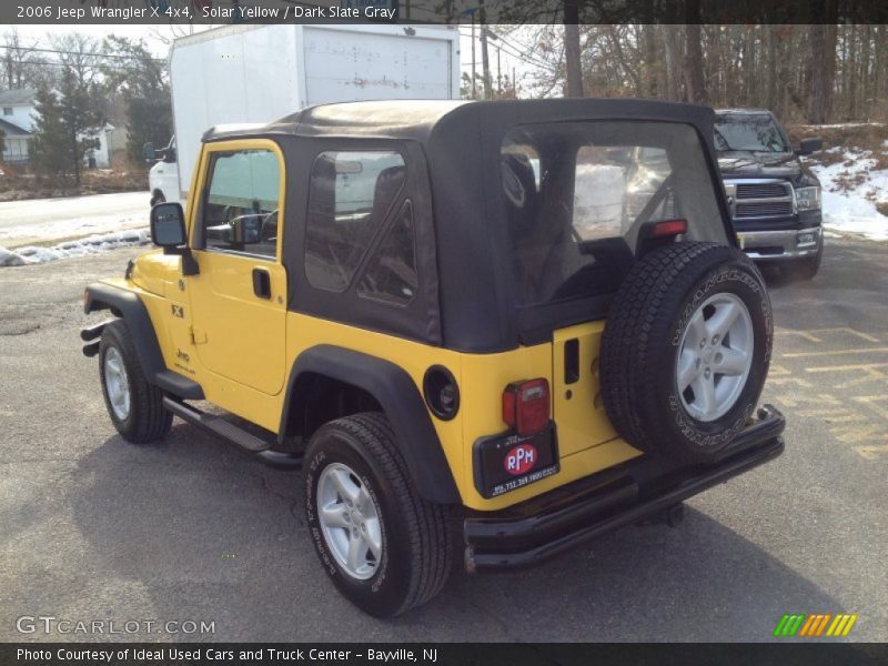 Solar Yellow / Dark Slate Gray 2006 Jeep Wrangler X 4x4