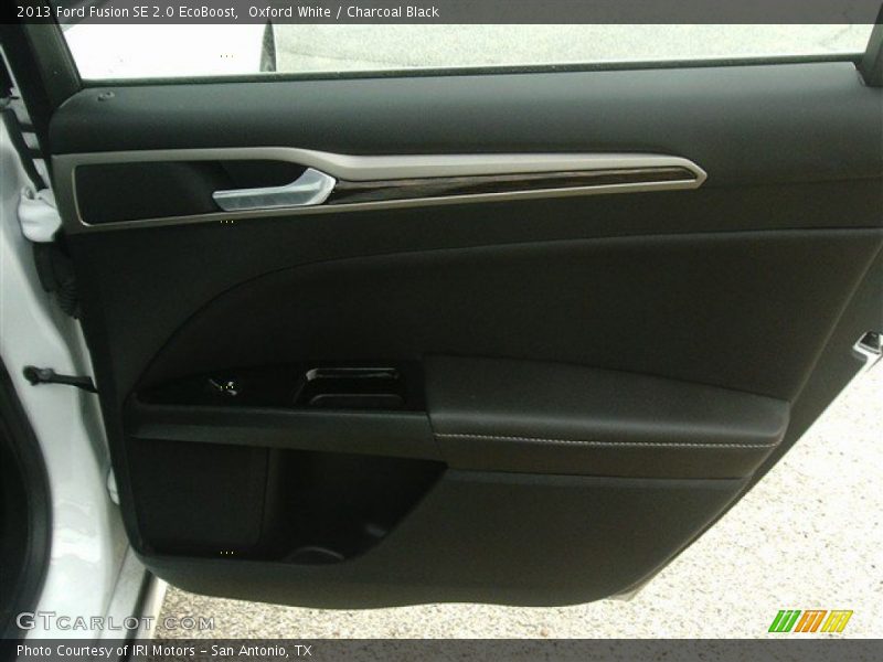 Oxford White / Charcoal Black 2013 Ford Fusion SE 2.0 EcoBoost